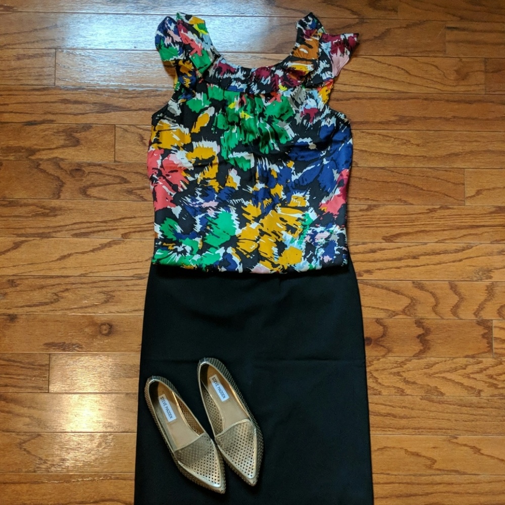 BR black pencil skirt